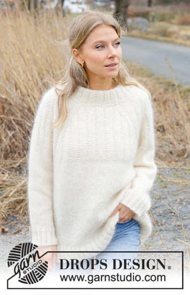 243-1 Winter Owl Sweater by DROPS Design